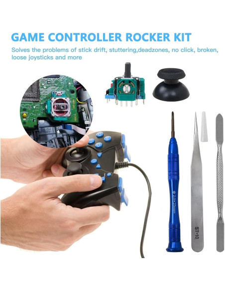Reemplazo Joystick 3D Qblahip para Controladores PS5/PS4/Xbox