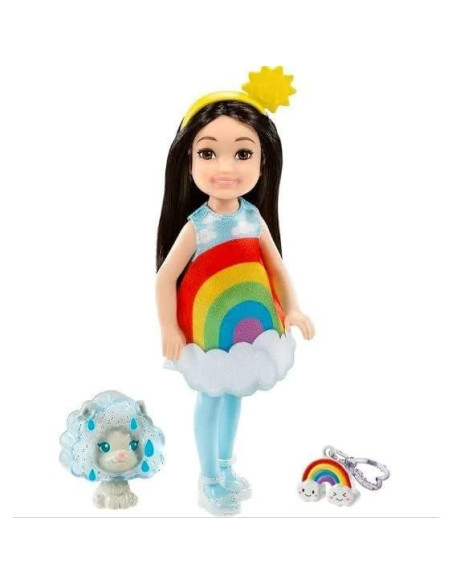 Muñeca Chelsea Unicornio Mattel 15 cm con Llavero