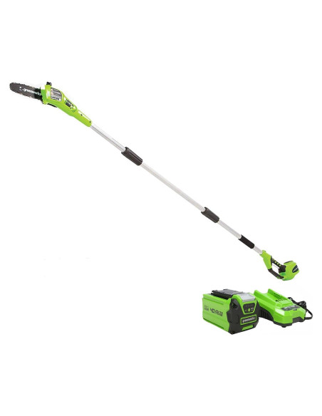 Sierra de Poste Greenworks 40V 8" Batería 2.0Ah Incluida