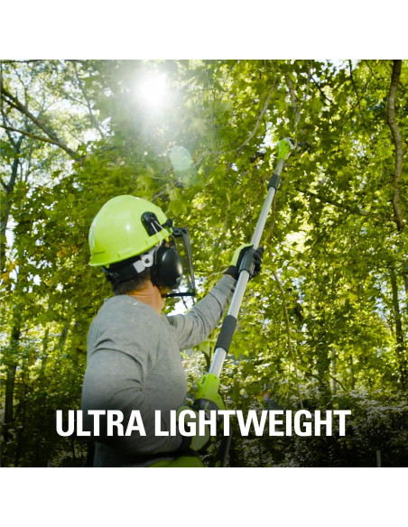 Sierra de Poste Greenworks 40V 8" Batería 2.0Ah Incluida