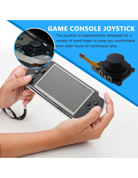 Joystick y Tapa de Agarre Negra USonline911 para PSP 3000
