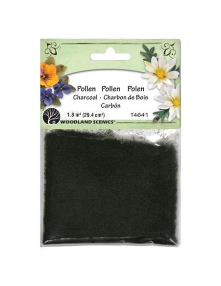 Pólen de Papel Woodland Scenics T46-41 28g Color Carbón
