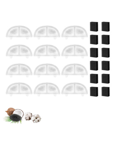 Filtros de agua para gatos Nispira 12PK para dispensador HomeRunPet