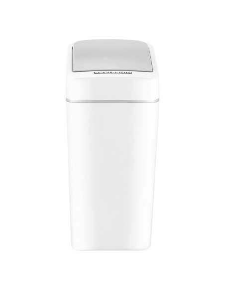 Bote de Basura Ninestars 7L con Sensor de Movimiento Blanco