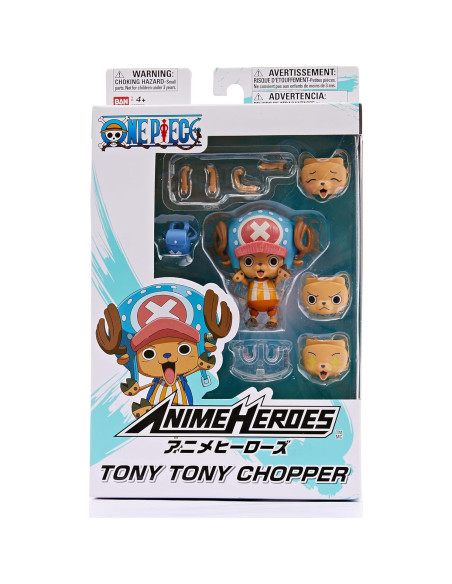 Figura de Anime Heroes Bandai Tony Tony Chopper 17cm Articulada