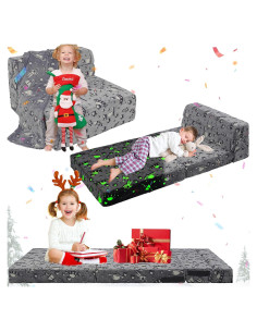Sofá Cama Plegable Infantil TXGDPIONEER Gris 55.88 cm