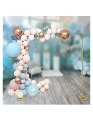 Soporte de Arco de Boda Ajustable Ficwzw 3m x 3m Amarillo Mostaza