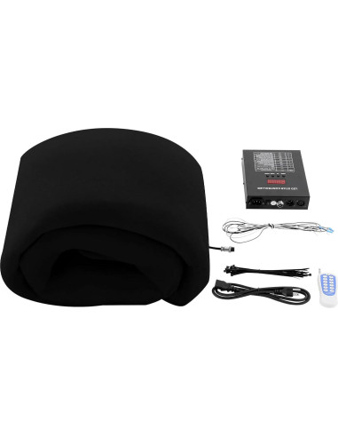 Cortina de Luces LED Estrella Poggyyi 6x3m Control Remoto