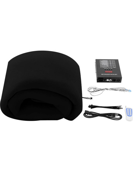 Cortina de Luces LED Estrella Poggyyi 6x3m Control Remoto