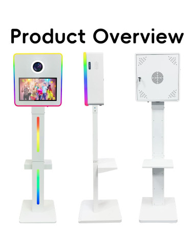 Cabina de Fotos Espejo DSLR Enwozp 15.6" con Impresora y APP