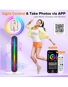 Cabina de Fotos Portátil Witmocs para iPad 10.2 a 13" con Luz 2