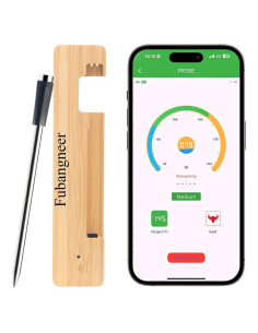 Termómetro de Carne Bluetooth Fubangneer IP68 Inalámbrico