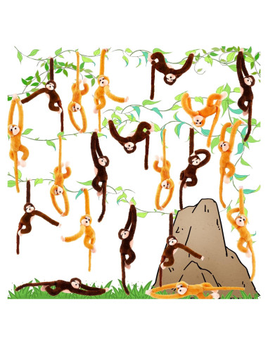 Adorno de Mono de Peluche Suave Kugliwa 60 cm - Paquete de 20