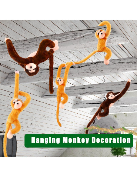 Adorno de Mono de Peluche Suave Kugliwa 60 cm - Paquete de 20