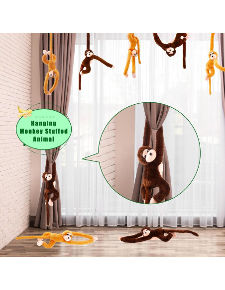 Adorno de Mono de Peluche Suave Kugliwa 60 cm - Paquete de 20