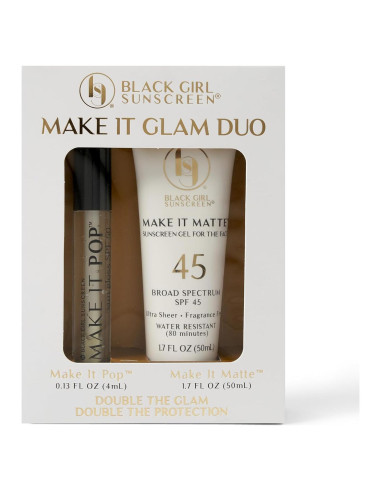 Dúo Protector Solar Black Girl - SPF 45 Cara y SPF 50 Labios