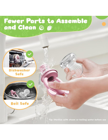 Combo Alimentador de Frutas Bear Baby + Bandeja Congelador