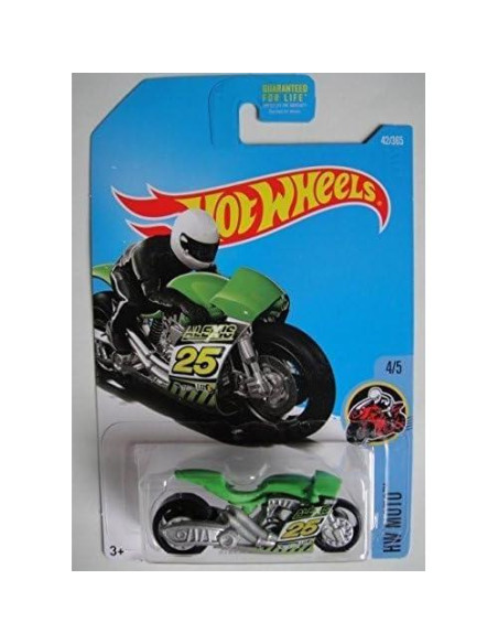 Hot Wheels Moto Street Stealth 2017 Cromo Verde 1:64