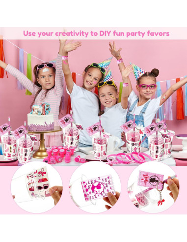 Set de Papelería Escolar Colarr 161 Pcs Niña Rosa Fiesta