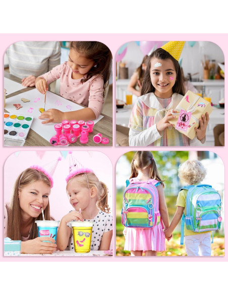 Set de Papelería Escolar Colarr 161 Pcs Niña Rosa Fiesta