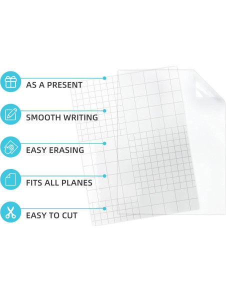 Papel Contacto Transparente Borrable T&W SAME FILM A4 - 2 Pcs