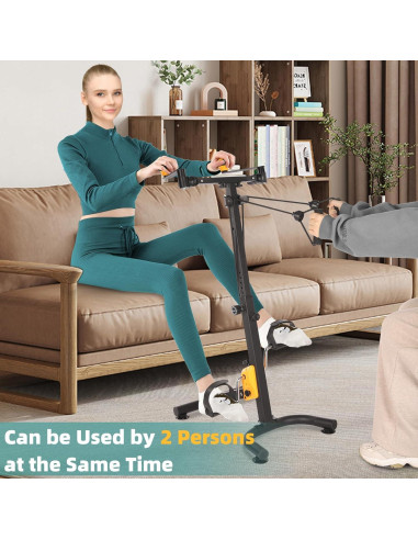 Bicicleta de Ejercicio MEETWARM Plegable para Ancianos 122kg