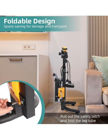 Bicicleta de Ejercicio MEETWARM Plegable para Ancianos 122kg