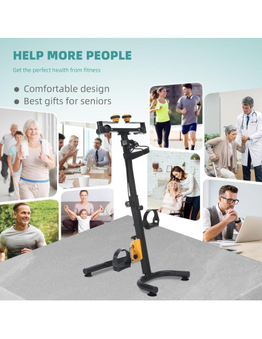 Bicicleta de Ejercicio MEETWARM Plegable para Ancianos 122kg