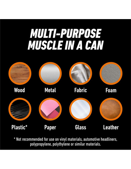 Adhesivo en aerosol Gorilla 396g - Multiusos, transparente, 2 unidades