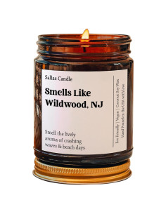 Vela Ecológica de Cera de Soja Sallas 4oz y 9oz Aromas Variados