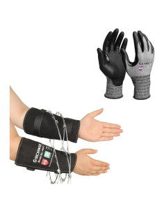 Guantes de Trabajo Schwer AIR-SKIN M + Mangas ANSI A9 Nivel 5