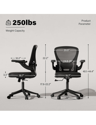 Silla de Oficina Ergonómica GYI M920 con Soporte Lumbar Ajustable