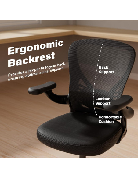 Silla de Oficina Ergonómica GYI M920 con Soporte Lumbar Ajustable