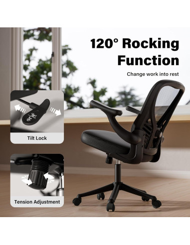 Silla de Oficina Ergonómica GYI M920 con Soporte Lumbar Ajustable