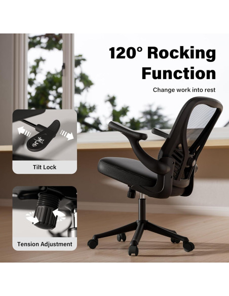 Silla de Oficina Ergonómica GYI M920 con Soporte Lumbar Ajustable