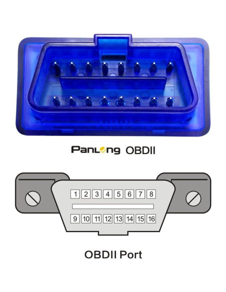 Escáner OBD2 Bluetooth Panlong para Android - Lector de Códigos