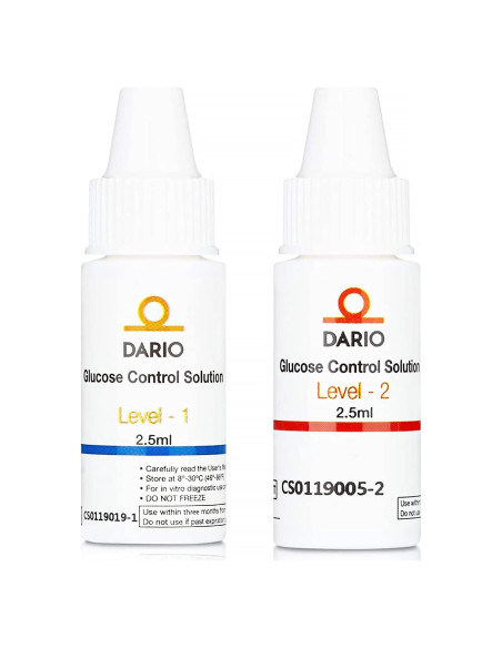 Solución de Control de Glucosa Dario - Niveles 1 y 2 (2.5ml)