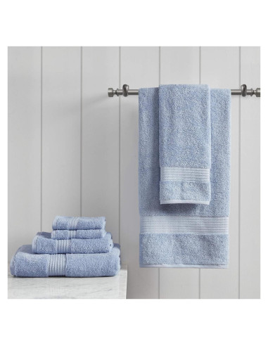 Conjunto de Toallas de Baño Madison Park 6 Piezas Algodón Orgánico