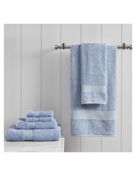 Conjunto de Toallas de Baño Madison Park 6 Piezas Algodón Orgánico