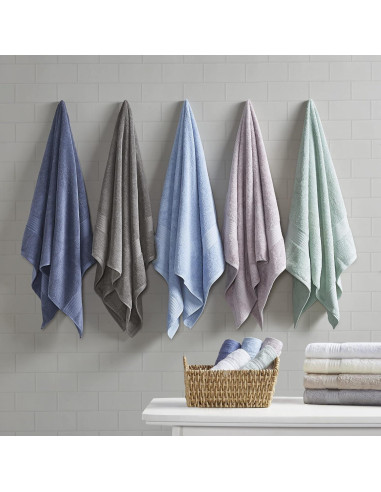 Conjunto de Toallas de Baño Madison Park 6 Piezas Algodón Orgánico