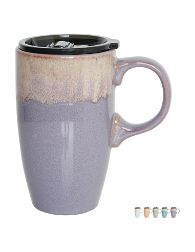 Taza de Viaje Cerámica Bosmarlin 532 ml Púrpura Profundo
