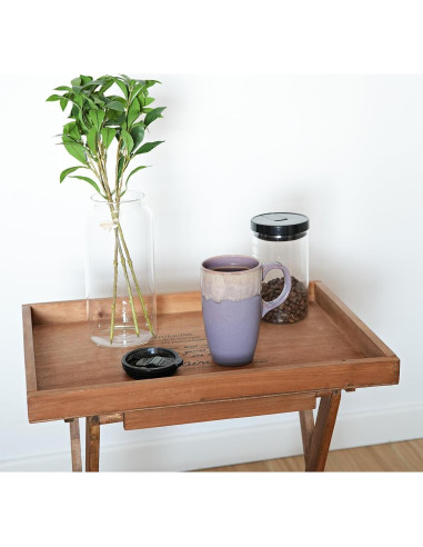 Taza de Viaje Cerámica Bosmarlin 532 ml Púrpura Profundo