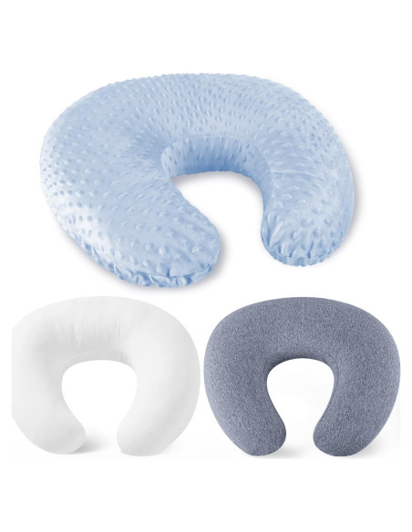 Almohada de Lactancia NiSleep Azul Ergonómica 56x45 cm