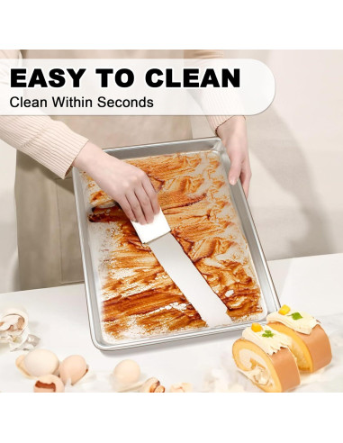 Juego de bandejas para hornear EWFEN 45.72x32.06cm Aluminio