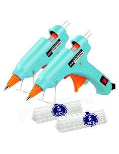 Kit de Pistola de Pegamento Caliente OUREPOCA 20W 2 Paquetes