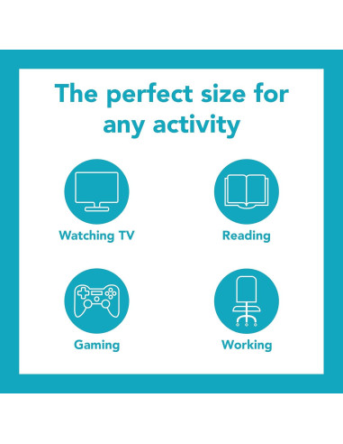 Manta con Peso Reversible Dream Lab 50.8x58.4 cm Carbón