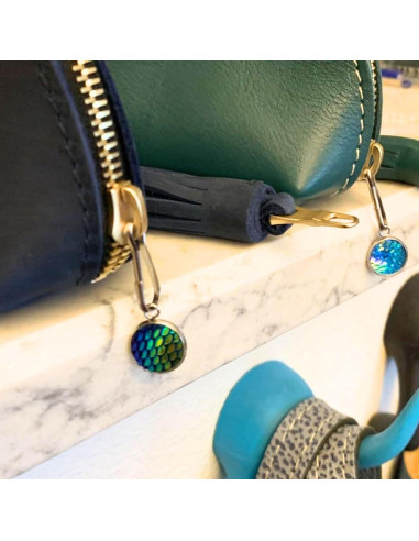 12 Encantos de Tirador de Cremallera Brillantes para Reparación