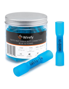 Conectores de Crimpado Termoretráctiles Wirefy 150 Piezas 1.5-2.5 mm