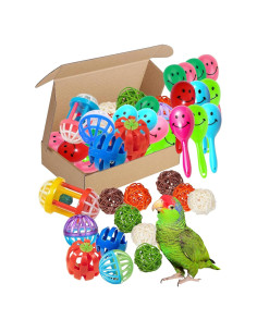 Set de Juguetes para Aves DIYUQISHI - 23 Piezas Diversión Segura