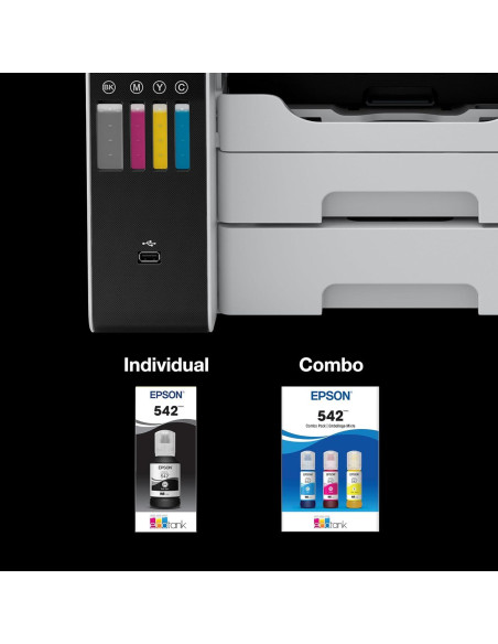 Tinta Botella Epson EcoTank T542120-S Negra Ultra Alta Capacidad
